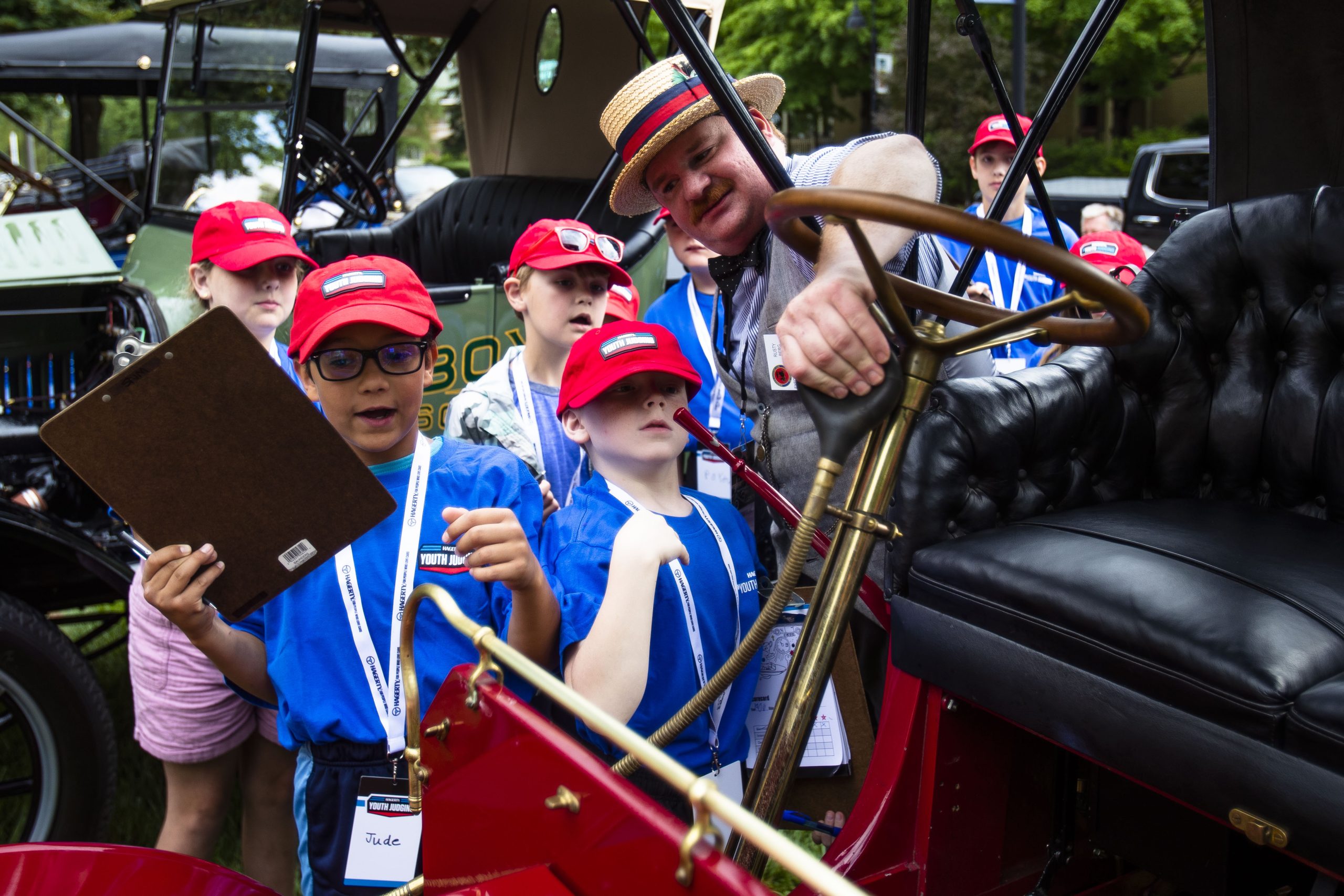 Junior Judging at the Concours
